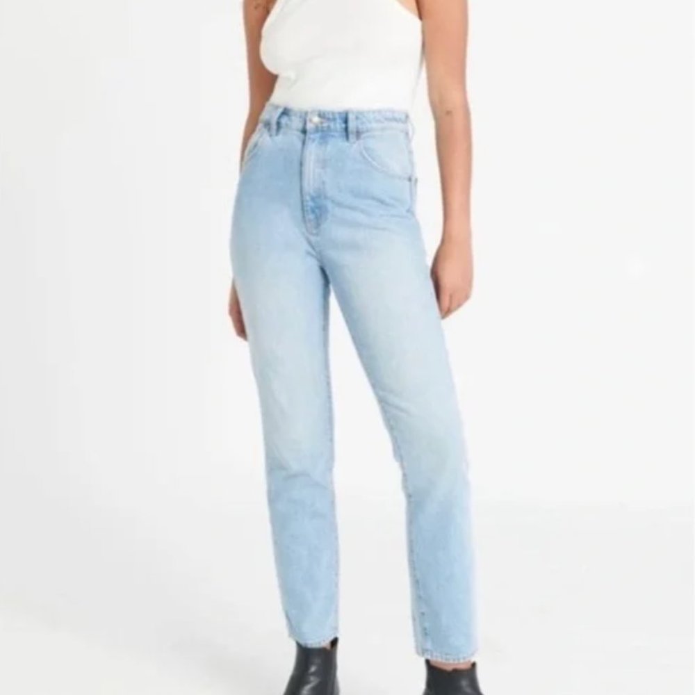 Rolla's Light Blue Duster Slim Jeans